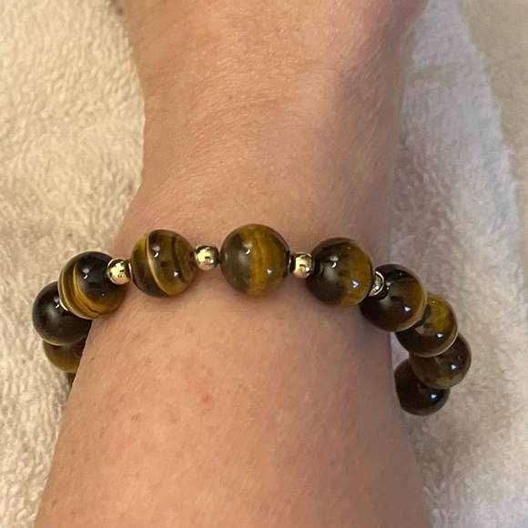 Tigers eye elastic bracelet jewelry - Picture 4 of 10